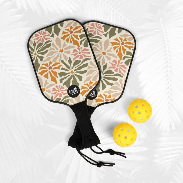 Pickleball Kit - Summer Flowers