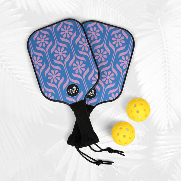 Pickleball Kit - Retro Floral