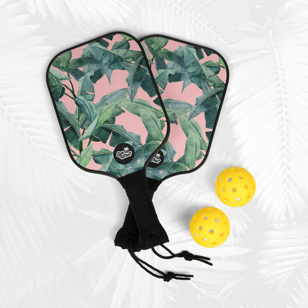 Pickleball Kit - Pink Palms