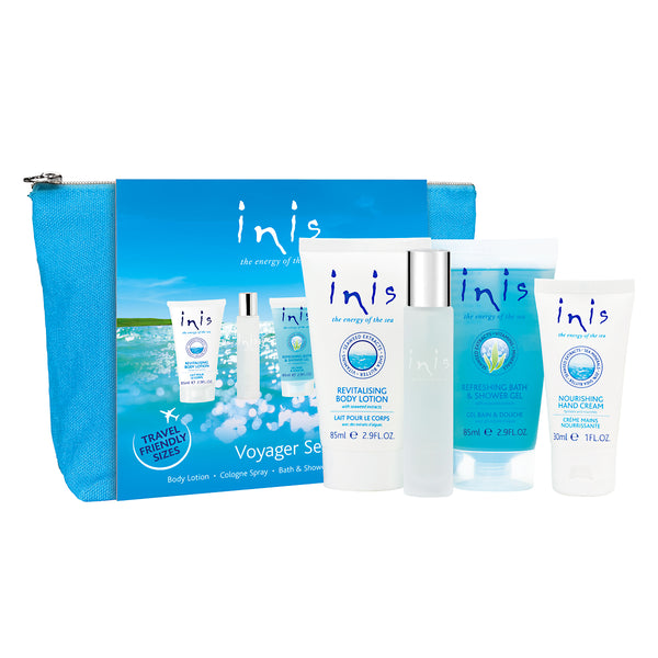 Inis Voyager Gift Set with Cosmetic Bag