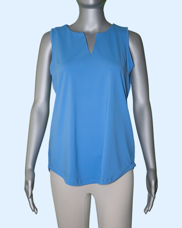 Lulu-B Sleeveless Key Hole Top [SPX0612S BPW]