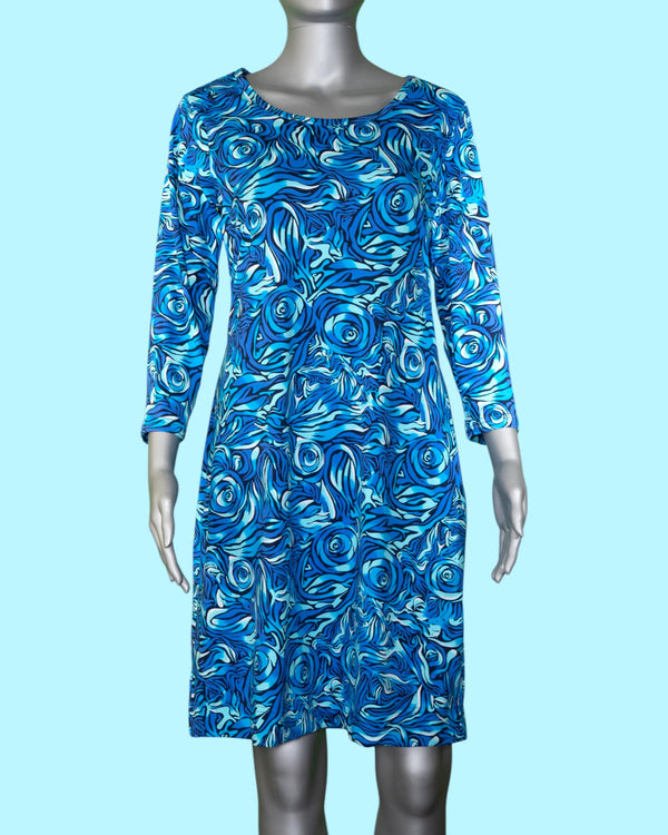 Lulu-B 3/4 Sleeve Travel Dress [SPX4423P RSWB]