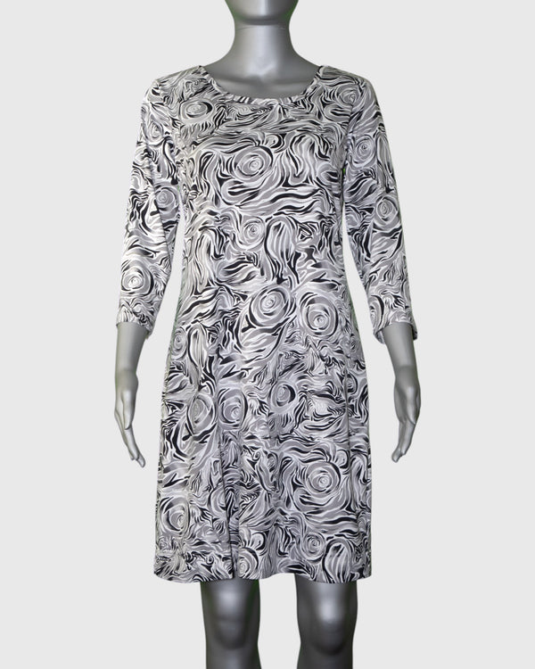 Lulu-B 3/4 Sleeve Travel Dress [SPX4423P RSWN]