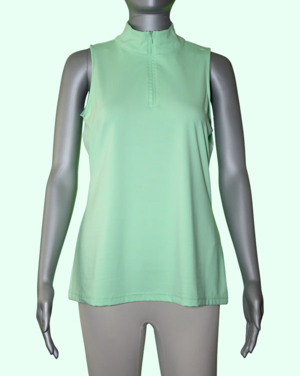 Lulu-B Sleeveless Zip Top [SPX5211S LMCL]