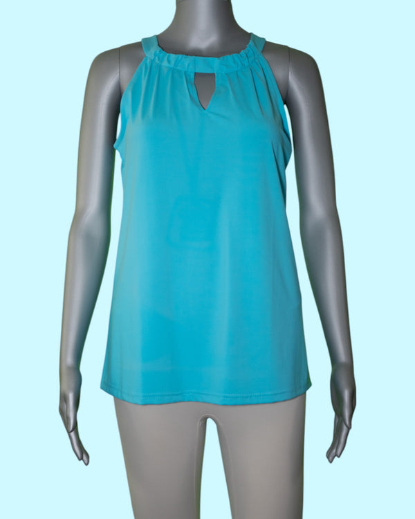 Lulu-B Halter Key Hole Top [SPX5220S TQCL]